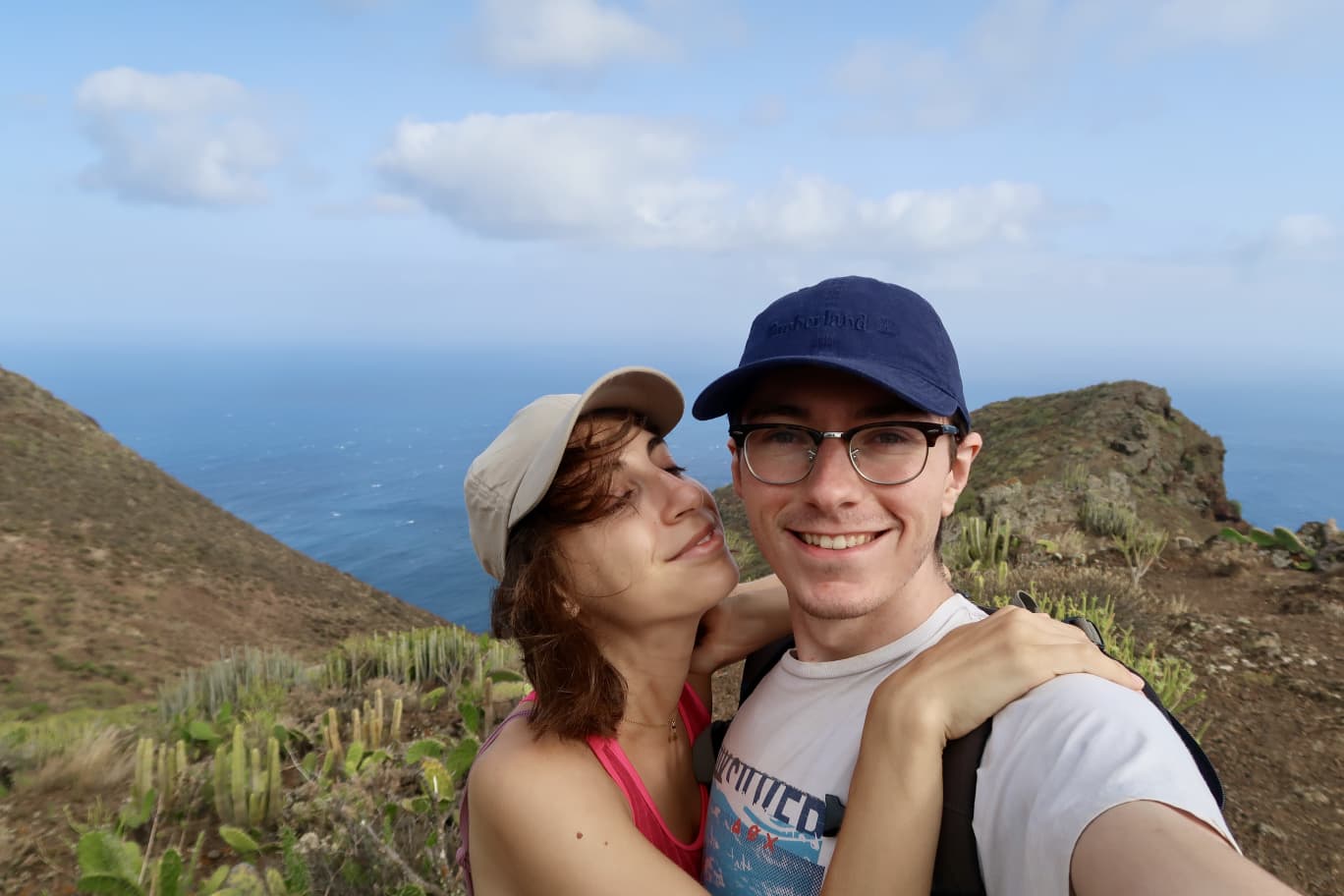 Simon and Federica in 2021