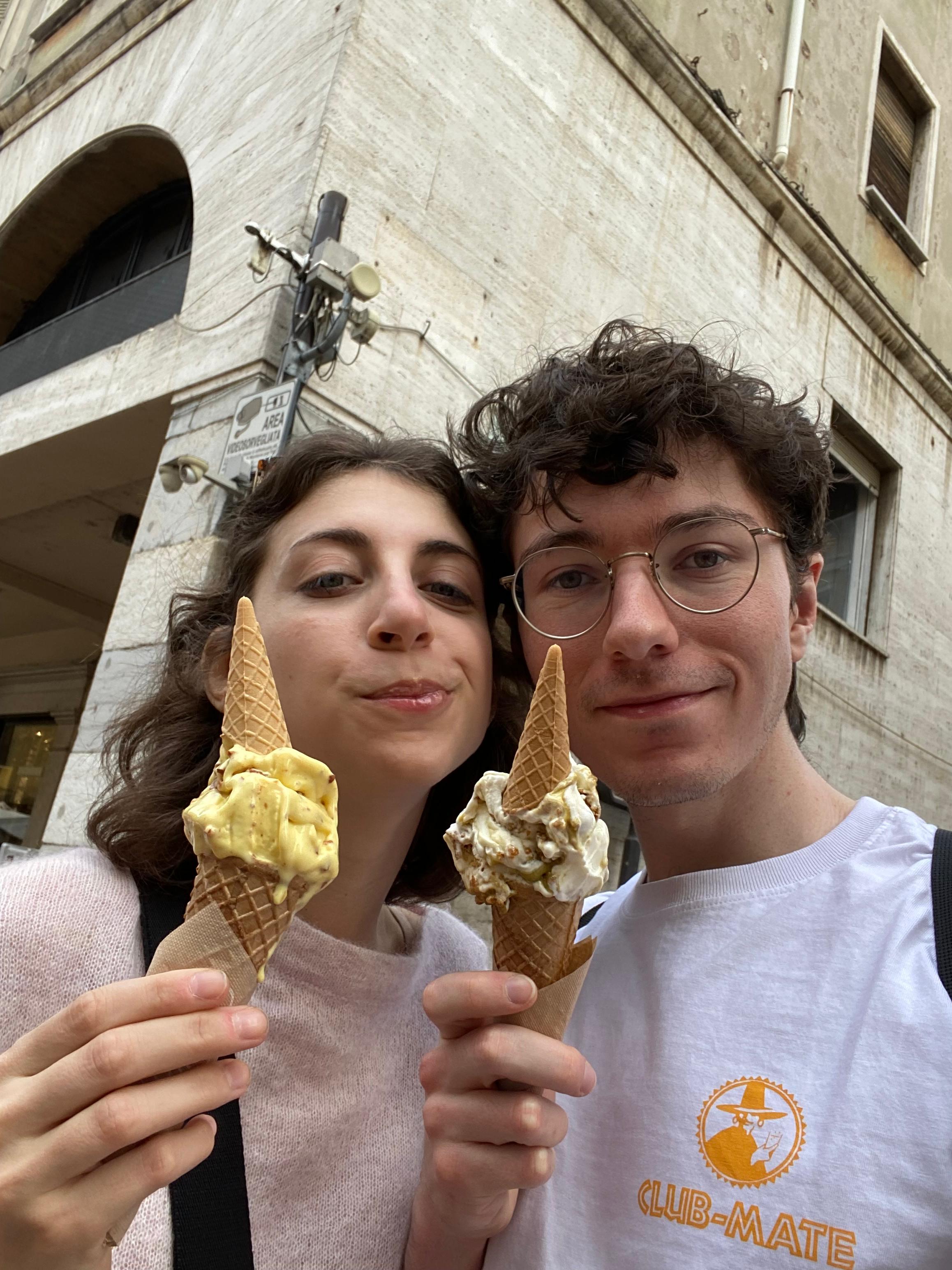 Simon and Federica in 2023